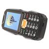 2G Senior Cellphone 2.8in HD Screen 3D Big Button Dual Card Senior Cellphone with Flashlight Black