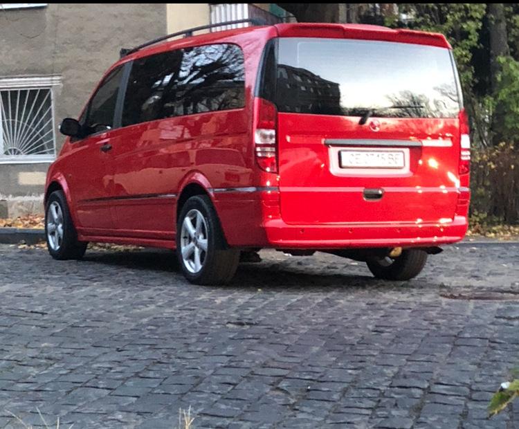 Spoiler-anatom (for maling) for Mercedes Vito W639 2004-2014