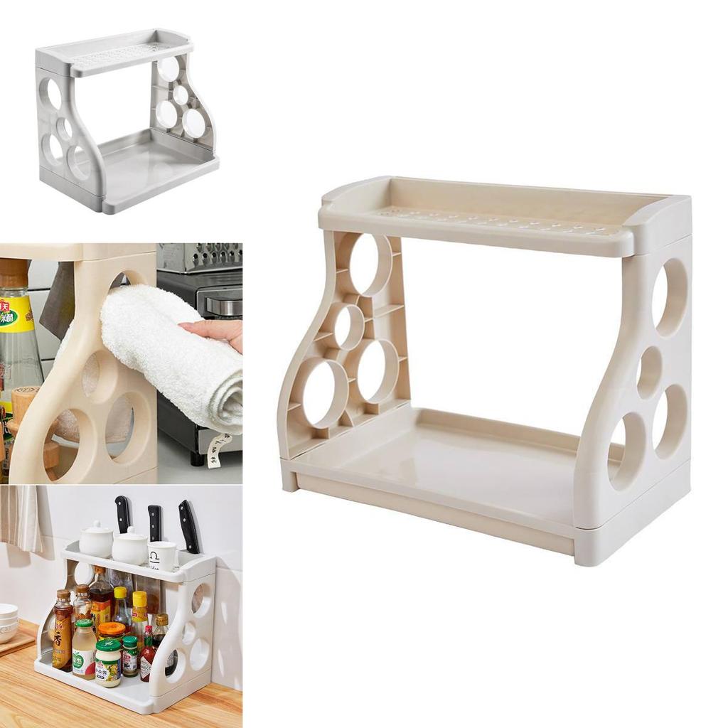 Organizer Kuchenny Dwuwarstwowy Materiał PP z Powierzchnią Antypoślizgową do Przechowywania Podczas Gotowania w Domu