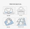 Double-Layer Cotton Gauze Baby Swaddle & Bath Towel Blanket