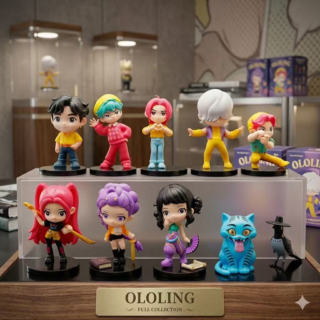 New Anime Figure K-pop Demon Hunters Kawaii Dolls Boys Girls Gifts for Kids Fans Halloween Christmas Figure Decorative Gifts