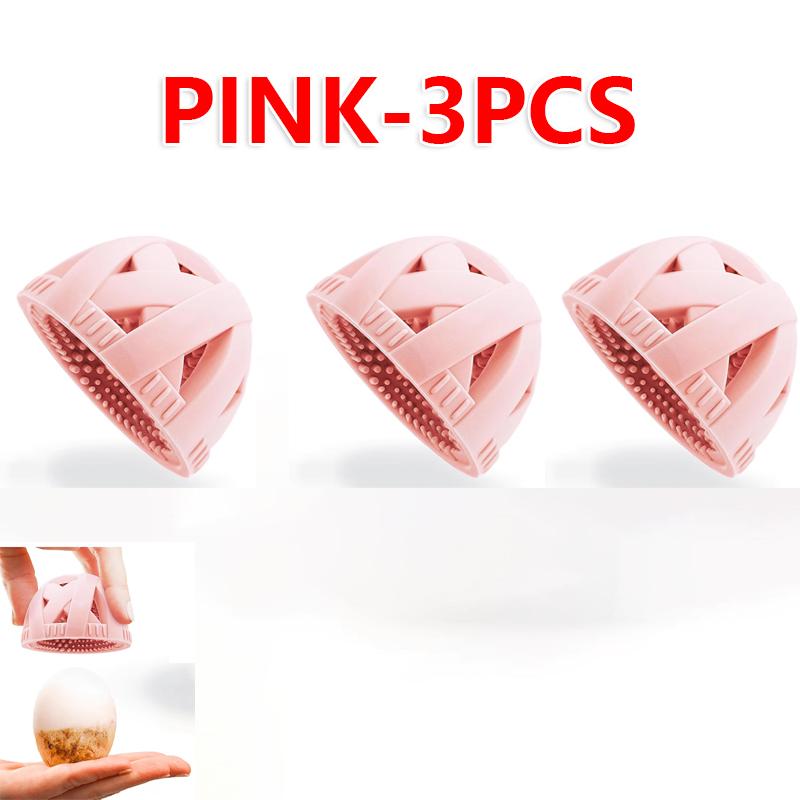 Silicone Egg Washing Brush Specialized Egg Cleaner Tool Flexible Food Grade Scrubber for Farm Fresh Eggs Kitchen Use
