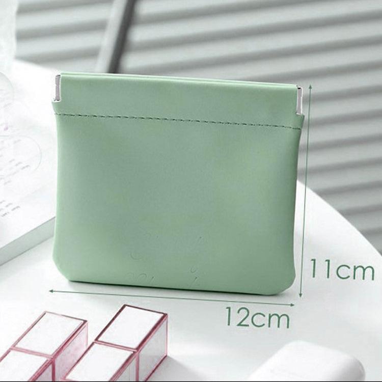 Portable Automatic Snap Cosmetic Bag: Mini Lipstick and Storage Organizer