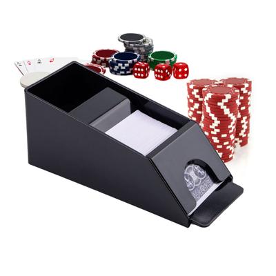 4/6 Deste Plastik Blackjack'ler Dağıtma Ayakkabısı Oyun Kartı Karıştırıcı Masaüstü Oyun Pokerleri Dağıtma Desteleri için Dağıtıcı