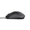 BUFFALO BSMBU518MBK Wired BlueLED Neo Fit Mouse, Medium Size (USB, 5 Buttons, Black)