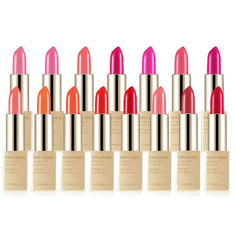 THE FACE SHOP Collagen Ampoule Lipstick 3.5g, 03 Pink Nouveau, 1 piece