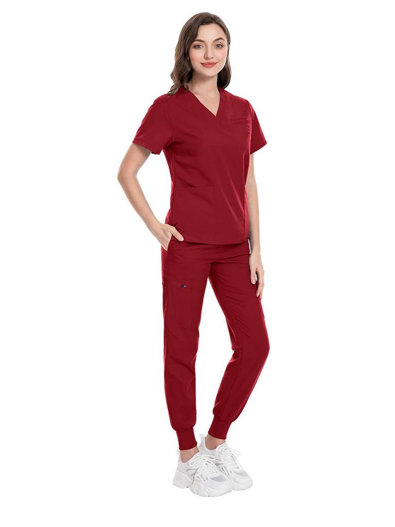 Unisex Kurzarm Schnelltrocknender Schlupfanzug für Intensivpflegekrankenschwestern - Neue Farbe, Elastisch, Sommerbekleidung.