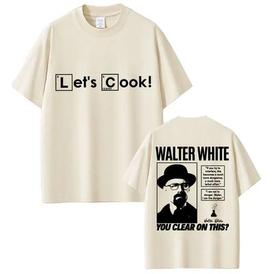 TV Show Breaking Bad Heisenberg T Shirt Men Women Fashion Popular O-Neck T Shirts Cotton Oversized Casual Tees Gifts