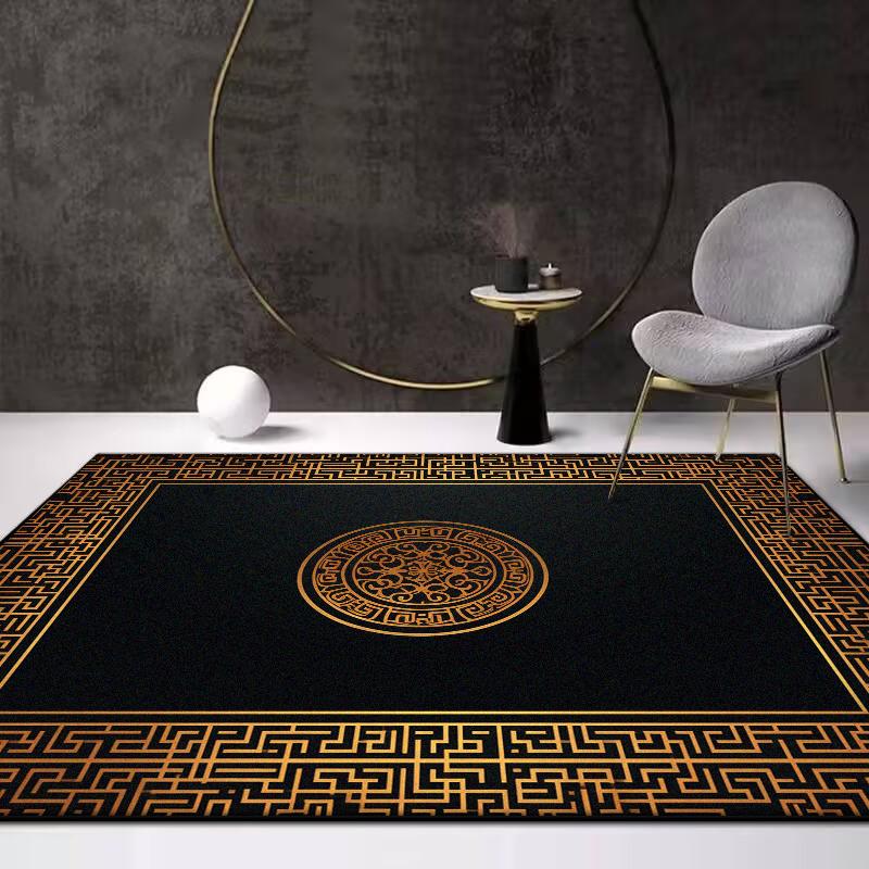 Retro Chinese Style CARPET FOR LIVE ROOM Decoration Bedroom Washable Coffee Tables Mat Non-slip Large Area Rugs Lounge Rug