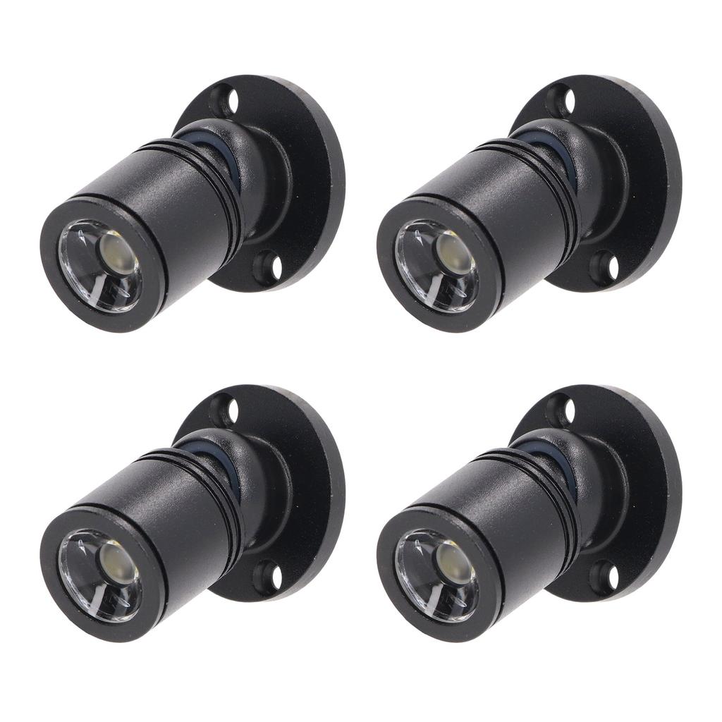 4pcs LED Display Spot Lights 5V Dimmable USB Mini Spotlight for Jewelry Showcase Porch Entryway