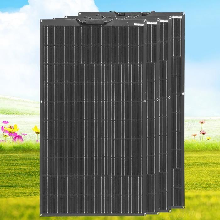 Flexibles Solarpanel-Kit, 100W/200W/300W/400W/500W/1000W, Leicht und Langlebig, 3 Stück 100W, 12V 100W Kit, 4 Stück 100W