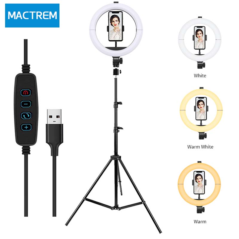 

10 Inch Folding Fill Light 2023 New Live Broadcast Fill Light Dedicated Desktop Ring Light Broadcasters Professional Equipment