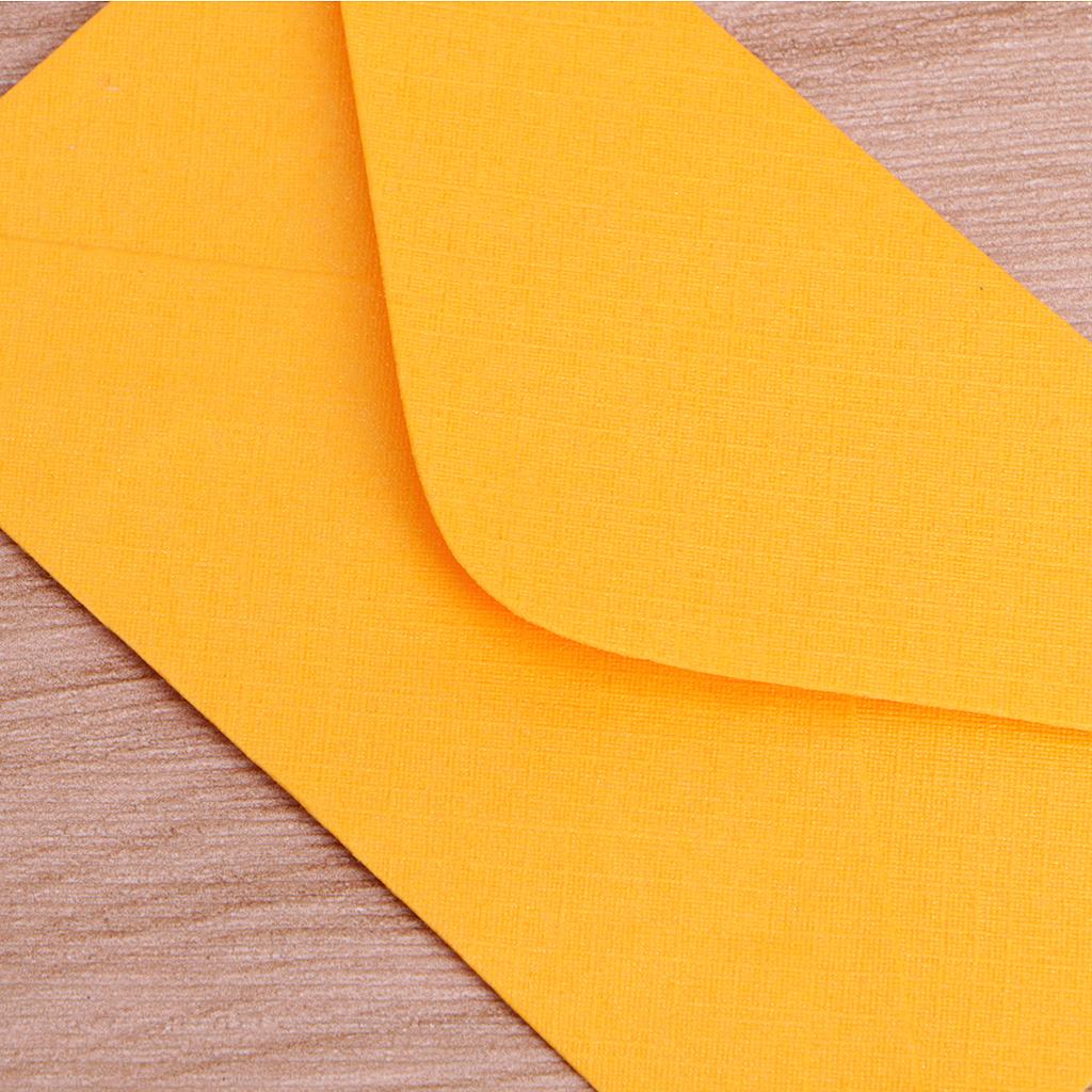 50PSC/Pack Invitation Envelopes Colorful Envelopes 2.4'' X 4'' for Wedding Baby Shower Holiday Birthday Greeting Cards