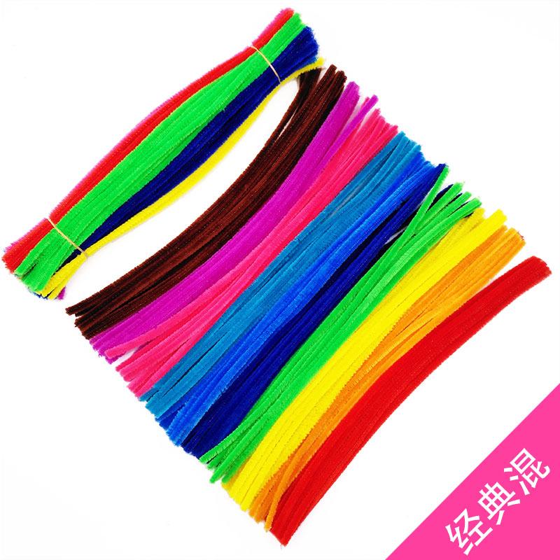 DIY Wool Twist Stick for Kindergarten Art - Educational Handmade Plush Craft for Kids