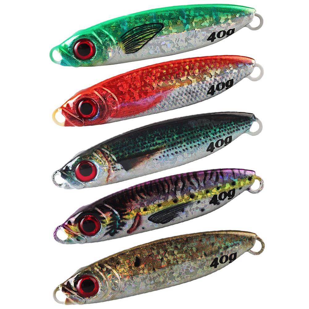 Iron Plate Fast Sinking Sea Fishing Metal Bionic Bait Artificial Bait Fishing Bait for Saltwater Fishing