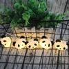 LED Panda Head String Lights - Children's Room Decoration, Colored Night Light