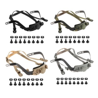 Helm-Innenfutter-Set Ersatz Ausrüstung Riemenbefestigungen Aufhängesystem Innen Verstellbar Einfache Installation Lanyard für HL31