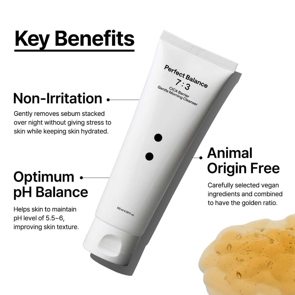 BLAB Cica Barrier Gentle Morning Cleanser 120ml Gel Morning Korean Skincare