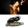 Acoustic Guitar Pickup Folk Guitars Punching Free Bayonet 12 Hole Magnetic Black