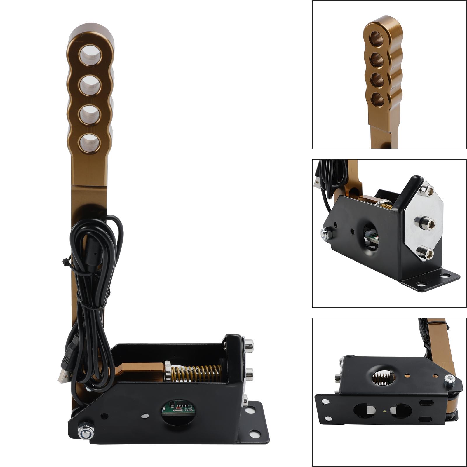 

14Bit PC USB Sim Racing Handbrake For Asseto for G25/G27/G29/T300/T500 Black/Gold/Silver золотой