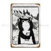Cats And Mountains Hike Metal Sign Decoration Living Room Living Room Designs Garage Tin Sign Poster