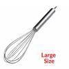 Hand Mixer Whisk Egg Beater Stainless Heavy Duty Whisk Mixer For Baking Kitchen Tool Stainless Steel Manual Egg Whisk