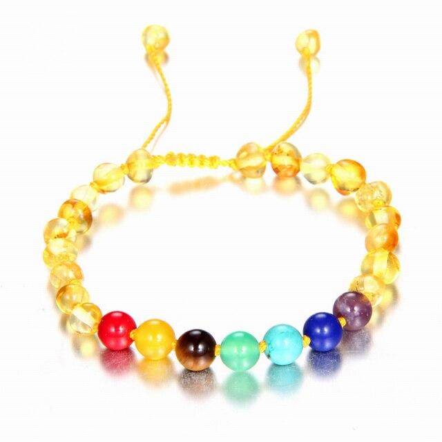 10 Color Baby Adult Amber Bracelet Anklet Natural Amethyst Gems 100 %Genuine Original Adjustable Jewelry