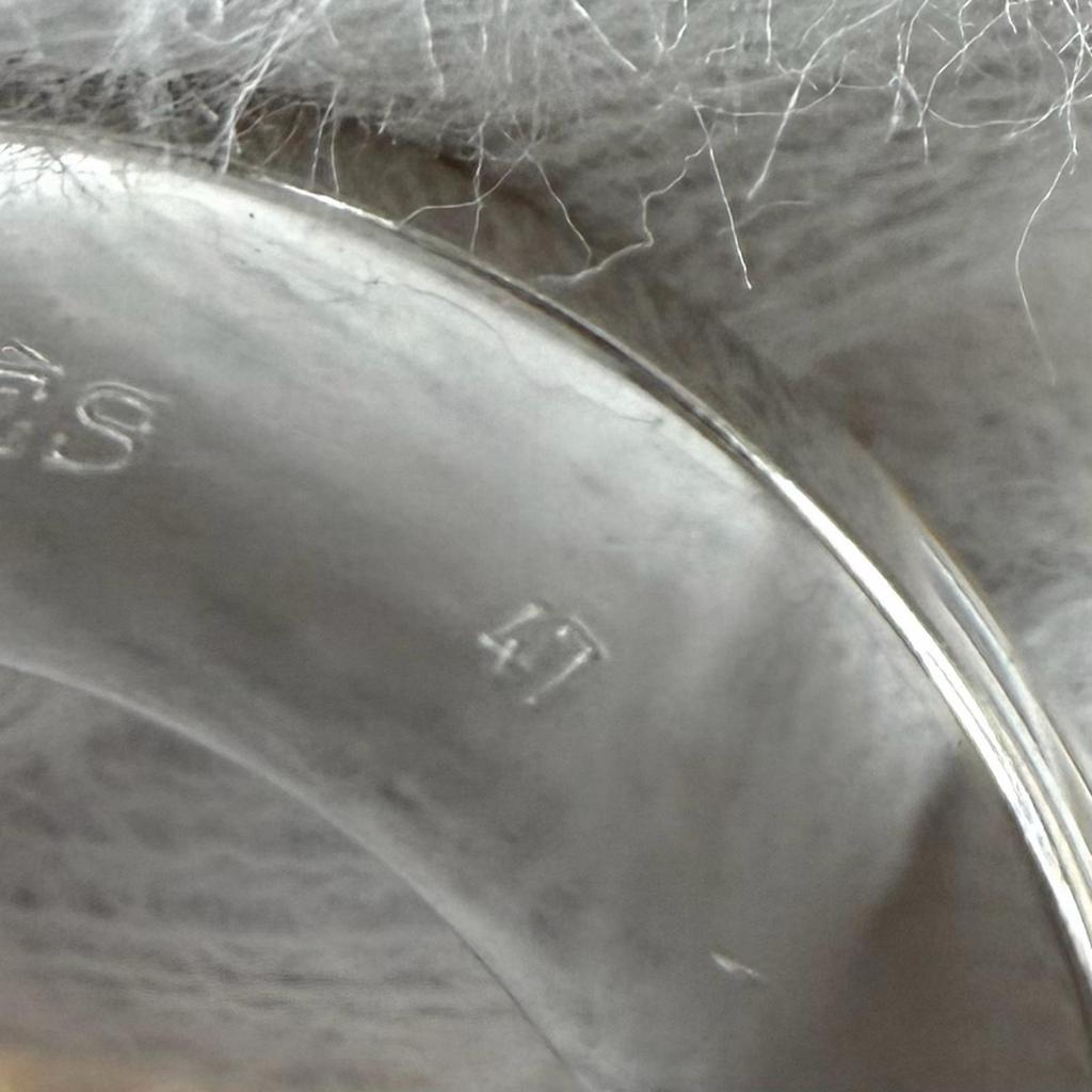 Great HERMES Ring Kelly ring Silver 925 Women 47 Used