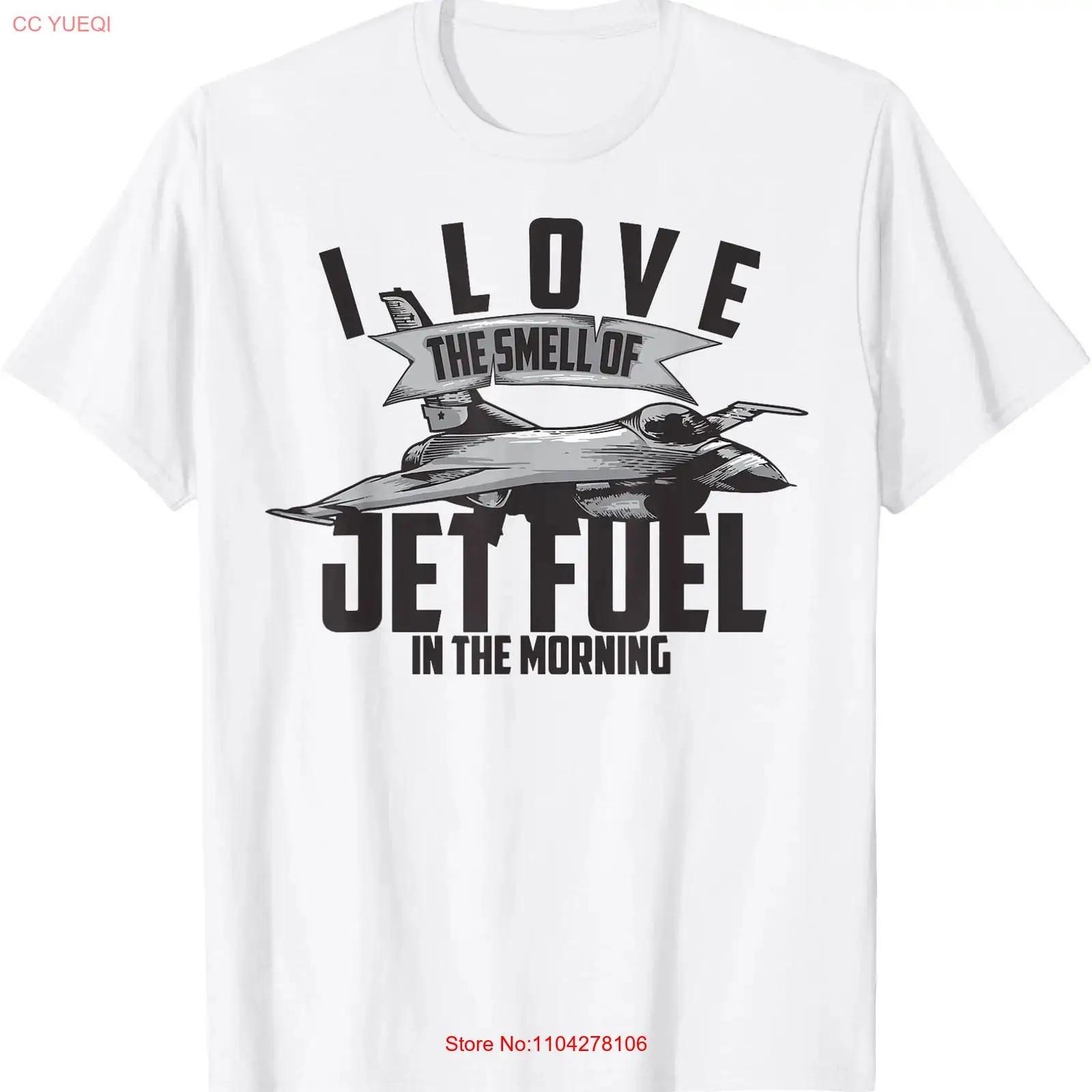 

I Love The Smell Of Jet Fuel In Morning Pilot T Shirt vintage Washed Soft fashion Casual streetwear graphic Stylish 5XL різнокольоровий
