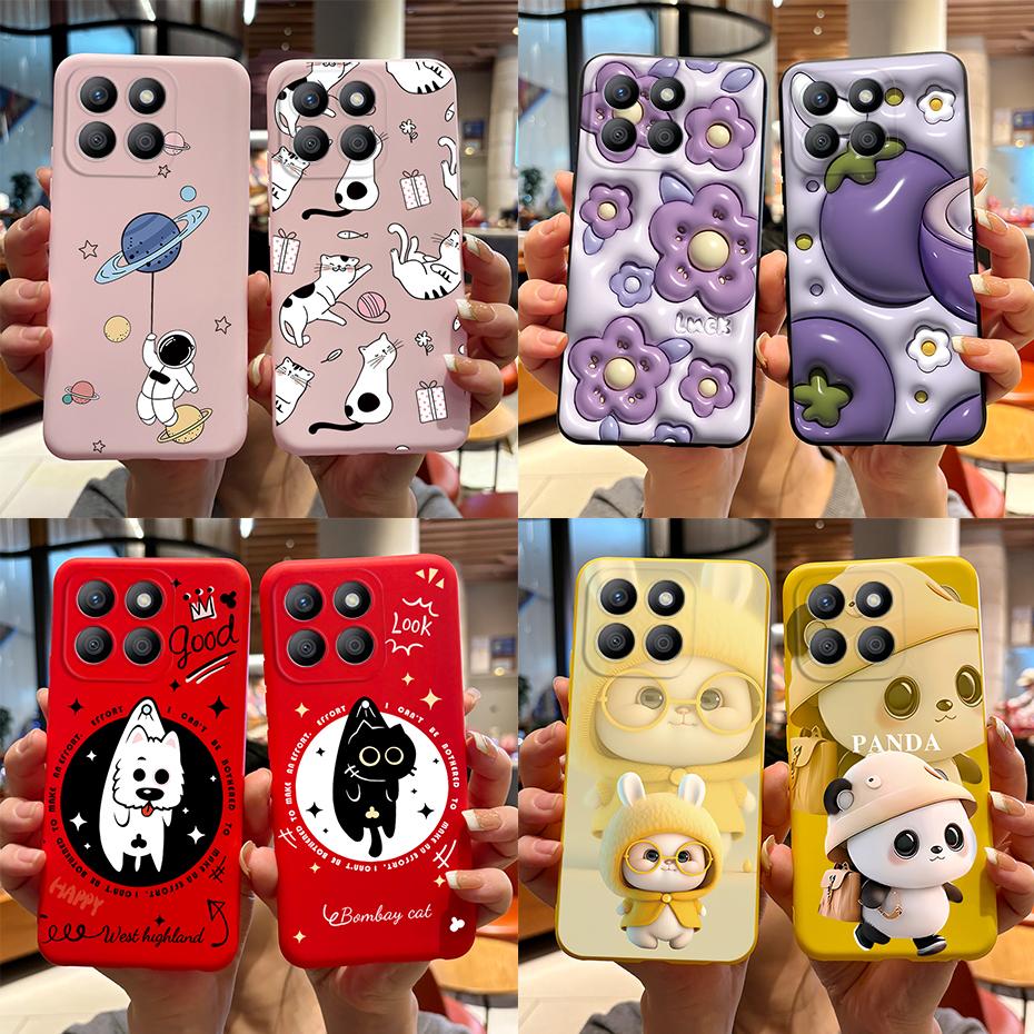 For Huawei Honor X8b 6.7" Case Cute Rabbit Panda Soft Silicone Cover For Honor X8B X 8b LLY-LX1 LLY-LX2 LLY-LX3 Phone Case Funda