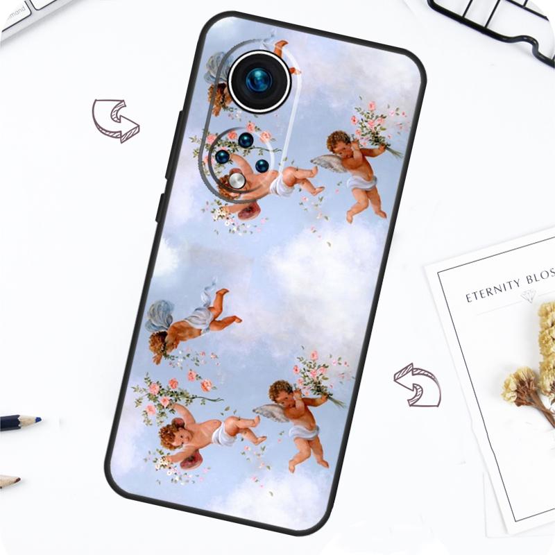 Renaissance Angels In Sky Case For Honor Magic 7 5 6 Lite Honor 200 Pro X8b X9a X8a X8 X9 X9c X9b 50 70 90 Lite Cover
