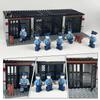 1602B Scorpion Cave Prison Small Granular Cell Model Prisoner Police Station Small Prison Barbed Wire Cage Accessories Man
