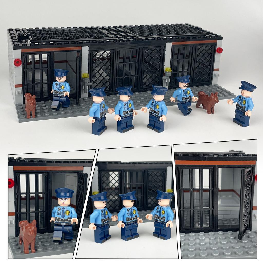 1602B Тюрьма-пещера «Скорпион» Маленькая гранулированная камера Модель заключенного Полицейский участок Маленькая тюрьма Клетка из колючей проволоки Аксессуары для мужчин