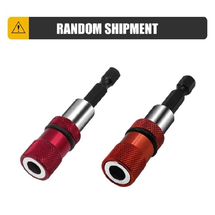 Multiple Color Magnetic Bit Holders Screwdriver hexagonal Driver with Adjustable Depth 1/4 Inch Shanks Screwdriver Accessories