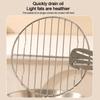 Kulatý čtvercový Cooking Rack 304 Nerezová ocel Zesílený stojan do horkovzdušné fritézy s mřížkou na nožičkách Gril Domácí kuchyně Trouba Parní hrnec Vařič