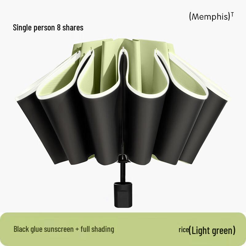 Huazao Baijia SW Automatic Folding Sun and Rain Umbrella 8 Ribs Manual