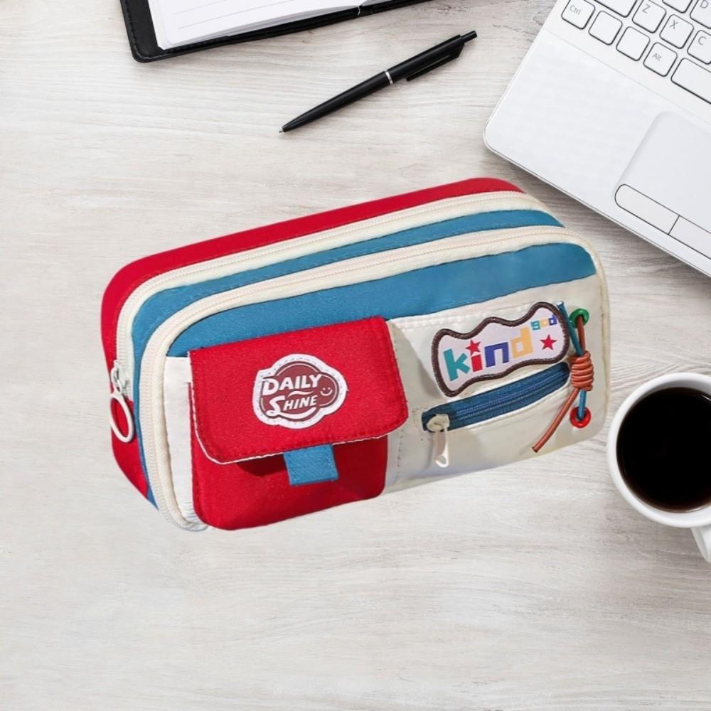 Large Capacity Dopamine Pencil Bag Cosmetics Storage Pen Pencil Case  Gilrs Boys