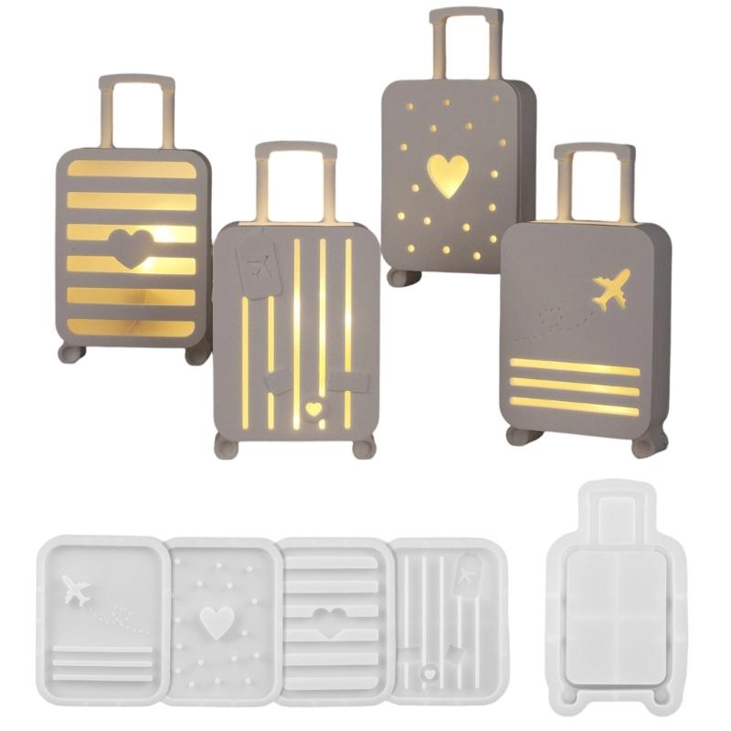 

Multi Purpose Silicone Shadow Light Mold For Cement Epoxy Resin Crafting Suitcase Storage Box Home Decors 1
