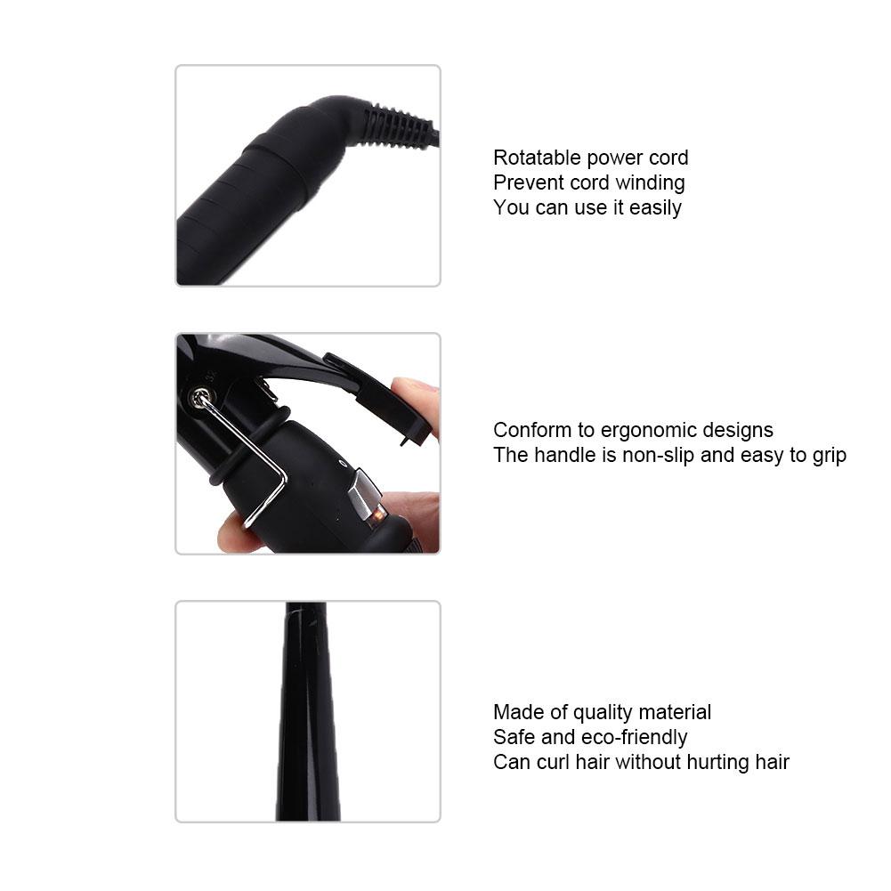 Ceramic Glaze Adjustable Electric Hair Curler Curling Iron Styling Tool