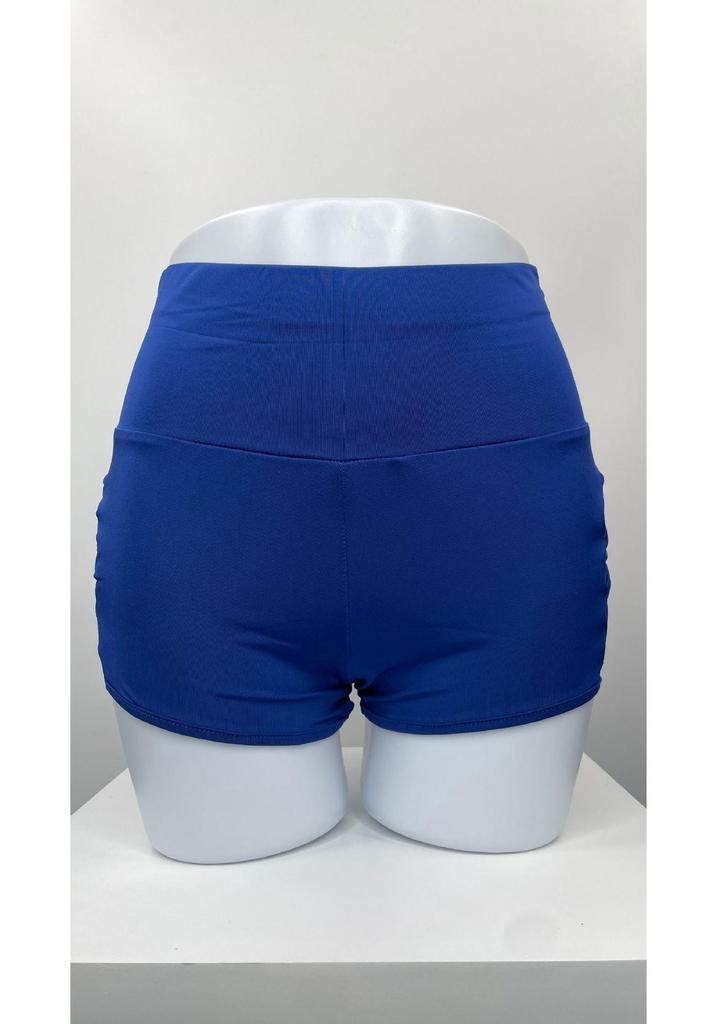 Plus Size High Waist Lace-up Yoga Sports Shorts