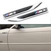 Pour 2 pièces Mode NOUVEAU Acier Inoxydable Lame de Voiture Autocollant Étanche pour Carrosserie de Voiture Pour Bmw x1 x3 x5 x6 z4 f10 f20 f30 e36 e39 e46 e6