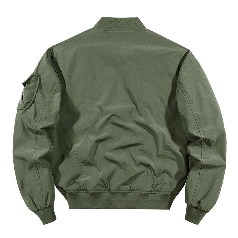 Outdoor Arbeitsjacke Herren Herbst und Winter Übergröße Mehrfach-Taschen Baseballuniform Pilot Lässig Herrenjacke Oberteil