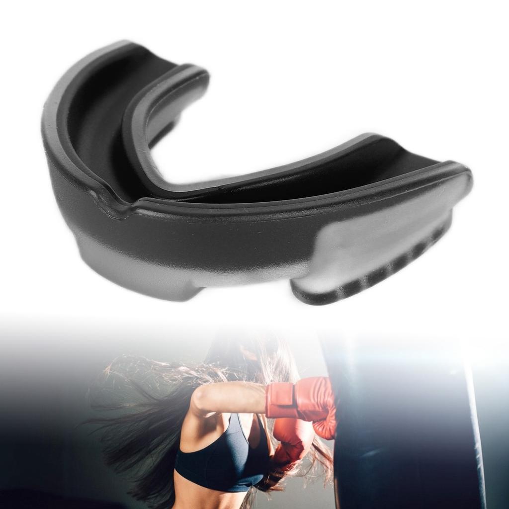 Double Colour Teeth Guard Basketball Sports Taekwondo Boxing Teeth  or Guard with Case for Adults