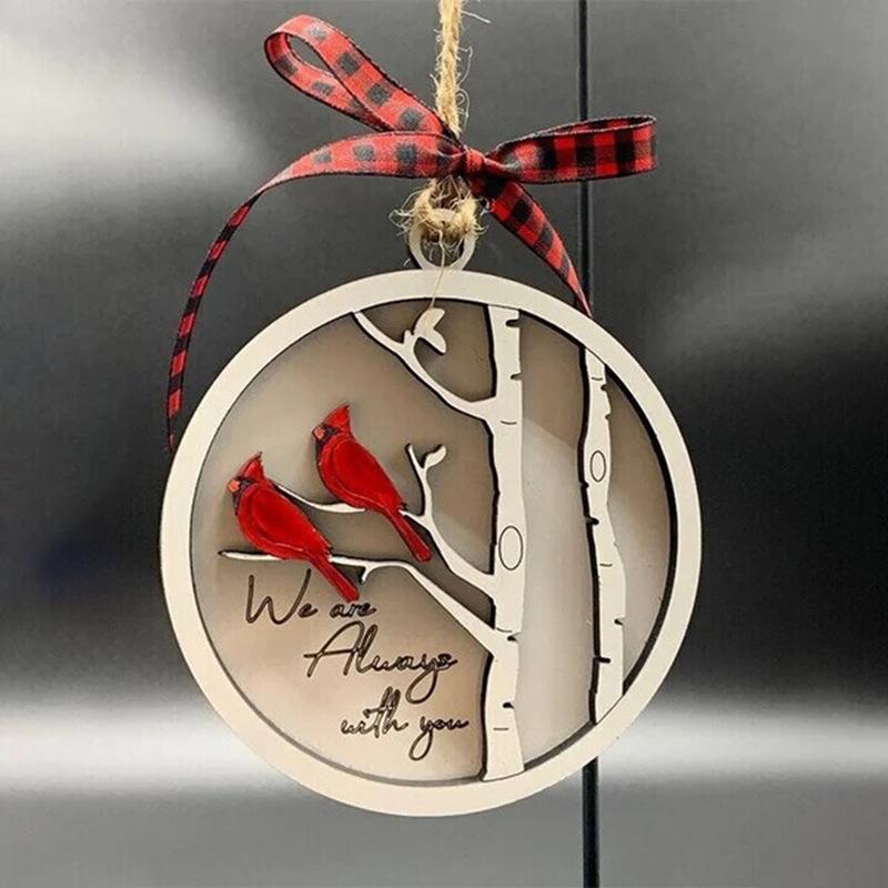 Christmas Hanging Ornament Memorial In The Heaven Loved Ones Xmas Tree Decoration Navidad Gifts