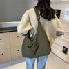 Quilted Underarm Bag Shoulder Bag Crossbody Bag Tote Bag Nylon Handbag Solid Color Armpit Bag Versatile Trendy Bag