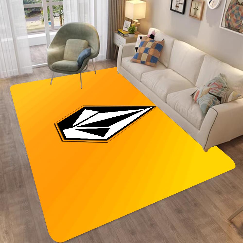 Volcoms Logo Vorne Boden Tür Eingangsmatten Außen Bad Bodenmatte Rutschfest Waschküchenmatte Waschküchendekor Balkon Kind Wohnen