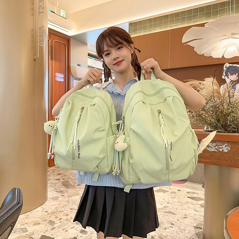 Women's Large Capacity Backpack Junior Senior High School Student Schoolbag