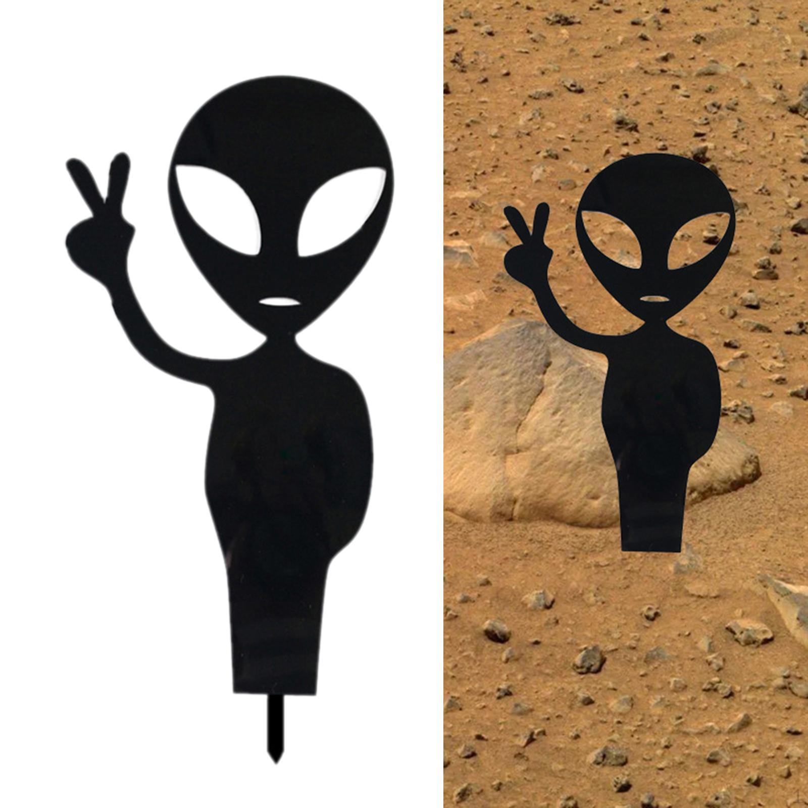 

Космическое пространство, инопланетянин, милый стоячий силуэт, двор, уличное украшение, садовое искусство, статуя B