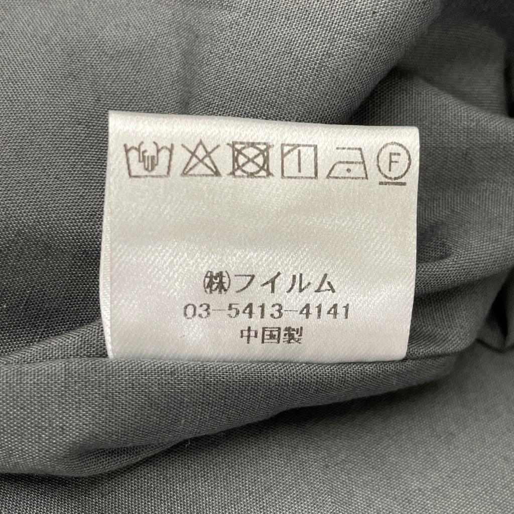 SOV. 25 year old grey satin denim print gazer skirt skirt 36 grayUsed