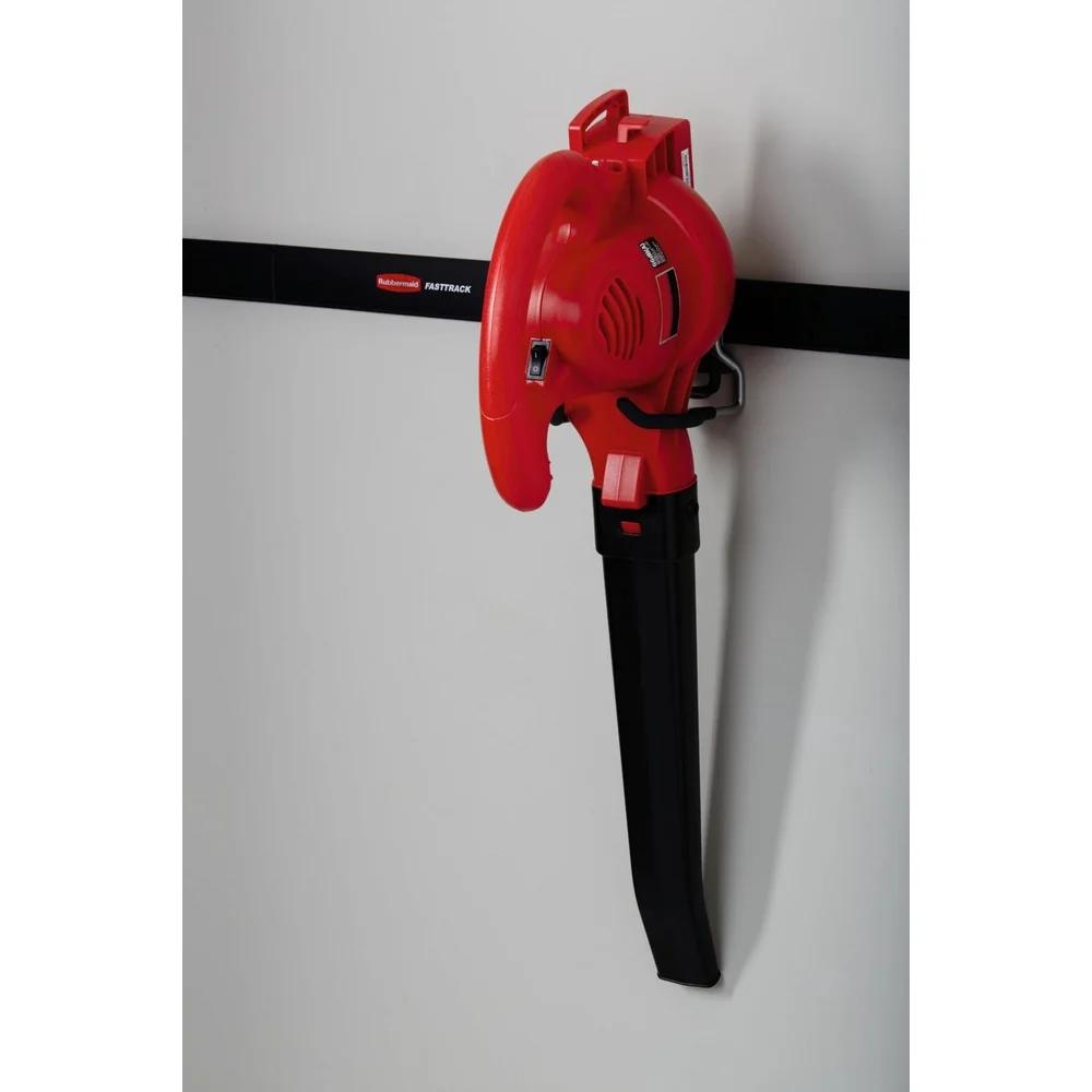 FastTrack Wall Mounted Power Tool Hook Garage Storage Soft Grip Holder Trimmer Edger Organizer Locking Gripper Adjustable